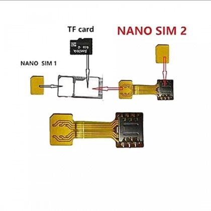 SIM Extender For Mi and all Hybrid slot